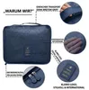12er Set Packwürfel Marineblau Koffer Organizer Reisegepäck Produktbild-Vorschau 2
