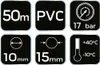 50x NEO TOOLS Druckluftschlauch 12-080 10mm 15mm 50m Produktbild-Vorschau 8