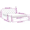 Bett mit Matratze Dunkelgrau 120x200 cm Samt Produktbild-Vorschau 11
