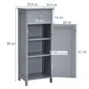 COSTWAY Badezimmerschrank Badschrank, Bodenschrank Produktbild-Vorschau 3