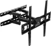 A black, articulated TV wall mount is shown against a white background. Podgląd zdjęcia produktu