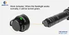 Torcia LED Brinyte T28 Artemis per cacciatori con zoom, Anteprima dell’immagine prodotto 7