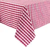 Mitre Comfort Gingham Tischdecke Rot-Weiß Kariert 132Cm Produktbild-Vorschau 1