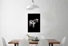 MuchoWow® Poster Kuh - Schwarz - Weiß 40x60 cm - Plakate Produktbild-Vorschau 2