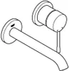 GROHE 2-Loch-Waschtischbatterie Essence Fertigmontageset Produktbild-Vorschau 2