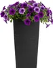HowHomely | Vasi per piante - Vasi da fiori - neri - Set da Anteprima dell’immagine prodotto 8