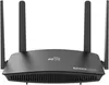 A black 4G LTE router with four antennas is shown from the front. Náhled obrázku produktu