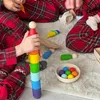 Montessori-Spielzeug „Regenbogen Steckpuppen in Tassen mit Produktbild-Vorschau 11