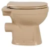 sanicomfort Stand-WC Beige Matt – Spülrandlos, Tiefspüler, Produktbild-Vorschau 3