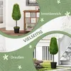 HOMCOM Set da 2 piante artificiali di bosso da 90 cm a Anteprima dell’immagine prodotto 5