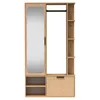 AX LIVING Garderobe Nemrut Holzoptik mit Spiegel – Produktbild-Vorschau 3