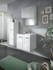 Ice meuble sous lavabo avec lavabo 2 portes blanc brillant, Voir les images du produit 6