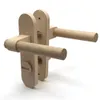Türdrücker-Garnitur mit Langschild | Beige | Modernes Produktbild-Vorschau 1