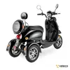 A black Veleco ZT63 electric scooter is shown from a three-quarter rear view against a white background. Produktbild-Vorschau