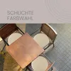 Bestlivings 6er Pack Stuhlkissen taupe ⌀ 38 cm Kunstleder Produktbild-Vorschau 6