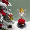 Engel-Figur mit roter ewiger Rose Dekoration Geschenk für Produktbild-Vorschau 4