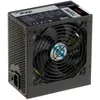 A black computer power supply unit (PSU) with a large fan on the front. Produktbild-Vorschau