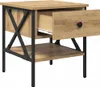 Table de chevet 2 pcs chêne artisanal 40 x 42 x 45 cm Voir les images du produit 2
