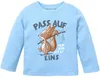 Baby Langarm-Shirt 1. Geburtstag mit Spruch Ich bin jetzt Produktbild-Vorschau 1
