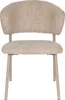 Housecraft Living Jasmine Esszimmerstuhl Beige - 2 er Set Produktbild-Vorschau 2