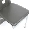 Close-up view of a chair seat and part of the back. Voir les images du produit