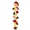 Weihnachtsmann Türhänger aus Holz mit LED-Lichterkette, Produktbild-Vorschau 1