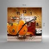 Wanduhr - Quadrat - Glasuhr - Essen Honig Glas Vitamin - Produktbild-Vorschau 3