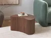 BELIANI Couchtisch Dunkelbraun MDF Holzoptik Asymmetrisch Produktbild-Vorschau 2