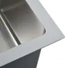 vidaXL Évier à encastrer fait main en acier inoxydable Voir les images du produit 14