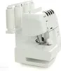 A white Brother overlock machine with spools of white thread on a white background. Náhled obrázku produktu
