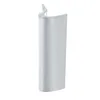 A silver balcony door pull handle with a glass rebate. Produktbild-Vorschau
