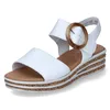 Gabor 44.550 Damen Sandalette - Riemchen Sandalen weiß Produktbild-Vorschau 44