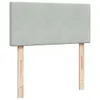 The Living Store Boxspringbett mit Matratze Hellgrau 90x190 Produktbild-Vorschau 10