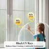 Solidchoice – Dekoratívne fólie na okná s prúžkovým vzorom, Náhľad obrázku produktu 3