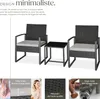 Ensemble de salon de jardin en rotin Granada avec table Voir les images du produit 3