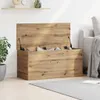 vidaXL Aufbewahrungsbox Artisan-Eiche 100 x 42 x 46 cm Produktbild-Vorschau 2