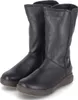Andrea Conti Bottes d'hiver Femme Noir Cuir lisse Taille : Voir les images du produit 1