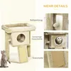 PawHut Kratzbaum 57 cm Kleiner Katzenbaum mit Katzenhöhle, Produktbild-Vorschau 5