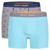 Happy Shorts Herren Boxer Jersey 2-Pack  sortiert 3 - Größe Produktbild-Vorschau 5