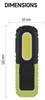COB LED + LED nabíjecí prac. svítilna P4531, 400 lm, 2000 mAh Náhled obrázku produktu