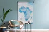 MuchoWow® Wandteppich Wandbehang Karten - Afrika - Aquarell Produktbild-Vorschau 6