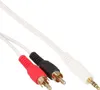 InLine® 89929W Câble RCA/Jack, 2x RCA mâle à 3,5mm jack Voir les images du produit 1