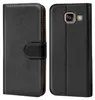 A black book-style phone case is shown from the front and back. Produktbild-Vorschau