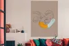 MuchoWow® Poster Baby - Abstrakt - Strichzeichnung 120x180 Produktbild-Vorschau 3