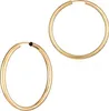 Paar 585 Gelbgold Creolen Ohrringen Ohrschmuck 2,5mm Rund Produktbild-Vorschau 2