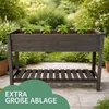 Hochbeet 85x45x81cm aus massivem Tannenholz, Kräuterbeet Produktbild-Vorschau 5