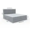FEDVE Boxspringbett Schlafzimmerbett JUKON mit 2 Produktbild-Vorschau 4