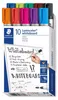 10 pennarelli STAEDTLER per lavagna bianca, colori Anteprima dell’immagine prodotto 1
