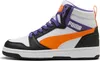 Puma Rebound V6 Mid Jr White-Orange Glo-Black Größe EU 38 Produktbild-Vorschau 1