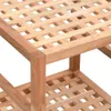 vidaXL Koupelnová polička 35,5x35,5x79 cm Masivní ořechové Náhled obrázku produktu 5